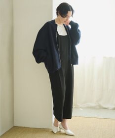 #Newans リラックスフィットドルマンニットブルゾン