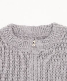 WEGO ダブルZIPニットカーデ