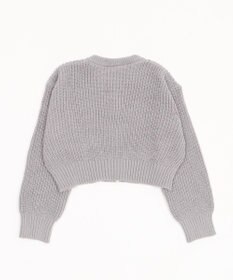 WEGO ダブルZIPニットカーデ