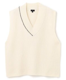 JOSEPH ポプリンシャツ×ニットベスト