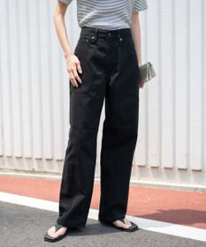 WEGO 【ユニセックス着用ITEM/SMLサイズ展開】デニムストレートパンツ