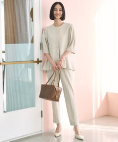 UNFILO 【WEB限定】BEAUTY MOVE センタープレス テーパードパンツ