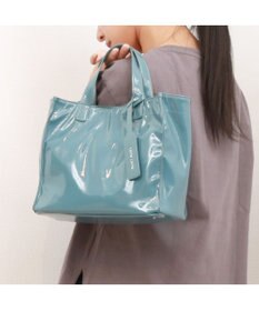 UNBILLION カシュカシュ cachecache / ソフトエナメルスクエア手提げトートS