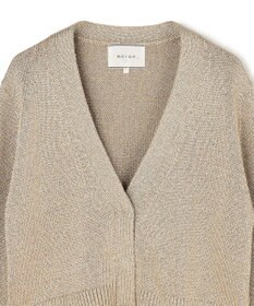 BEIGE， SPESSARTINE / Vネッククロップドカーディガン