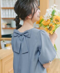 Tiaclasse L バックリボンワンピース