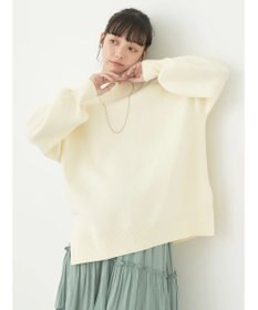 earth music&ecology やわらかタッチハイネックチュニック