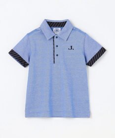 J.PRESS KIDS 【110-130cm】COOLMAX レジメン ポロシャツ