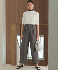 組曲 S マイラックカラー 6分袖 ニット