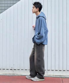 WEGO イージーバレルレッグデニムパンツ