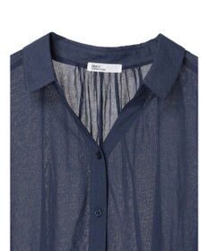 CRAFT STANDARD BOUTIQUE ヴィンテージボイルミルフィーユ襟付きシャツチュニック