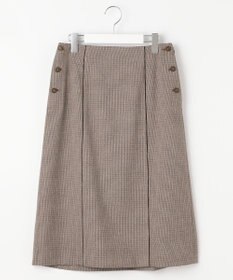 J.PRESS LADIES L 【洗える】Mixツイードチェック スカート