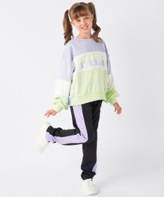 OP／FILA 【FILA】パステルカラークルーネックスウェット/キッズ