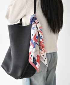 Marca 【the PORT by marca】EMBROIDERY 小判 シルクツイル スカーフ