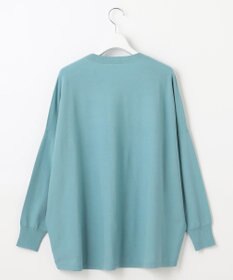 自由区 L 【WEB限定カラーあり】レーヨンストレッチ ニットT