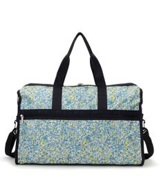 LeSportsac DELUXE LG WEEKENDER/タペストリーフラワーブルー