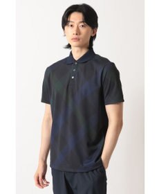 DAKS メガチェック カノコポロシャツ