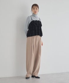 earth music&ecology ベロアフラワービスチェ