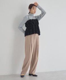 earth music&ecology ベロアフラワービスチェ