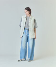 GRACE CONTINENTAL ドロストウエストデニムパンツ