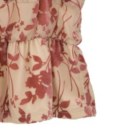 earth music&ecology ベロアフラワービスチェ