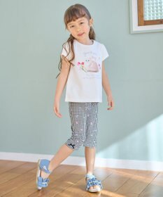 ANY KIDS フラワ ープリント レギンス