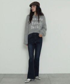 WEGO ストレッチフレアデニムパンツ