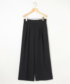 組曲 ドライタッチツイル ワイドパンツ