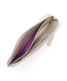 A.D.M.J. 【牛革】モーツァルト/スワロフスキー・クリスタル付オーガナイザーパース(背胴ファスナーポケット）