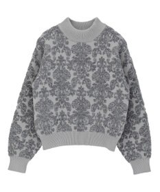 Green Parks ・ｓｗｉｎｇ　ｂｙ　アラベスクジャカードニット