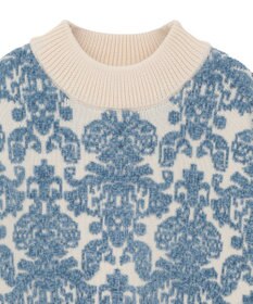 Green Parks ・ｓｗｉｎｇ　ｂｙ　アラベスクジャカードニット