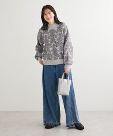 Green Parks ・ｓｗｉｎｇ　ｂｙ　アラベスクジャカードニット