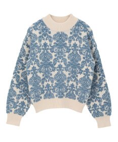 Green Parks ・ｓｗｉｎｇ　ｂｙ　アラベスクジャカードニット