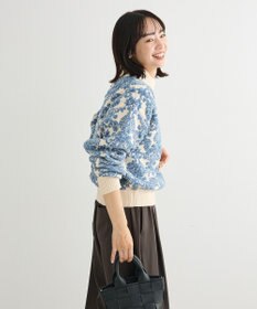 Green Parks ・ｓｗｉｎｇ　ｂｙ　アラベスクジャカードニット