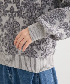 Green Parks ・ｓｗｉｎｇ　ｂｙ　アラベスクジャカードニット