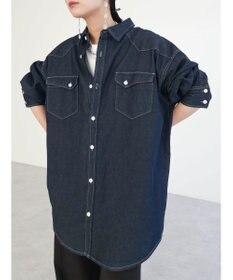 Green Parks ウエスタンＢｉｇデニムシャツ