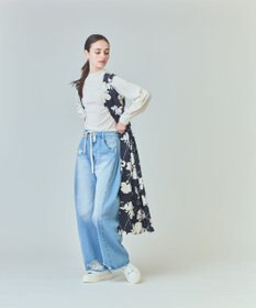 GRACE CONTINENTAL ドロストウエストデニムパンツ