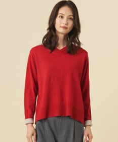 J.PRESS LADIES SOFT TOUCH WOOL Vネック ニット