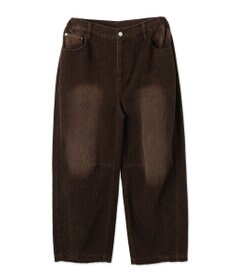 WEGO イージーバレルレッグコーデュロイパンツ