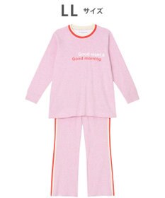 tsumori chisato SLEEP パジャマ　ルームウエア　長袖　長ズボン　綿100%　フライス素材　/ワコール　UDX548