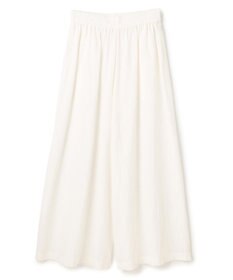 uncrave コットンリネンボイル ワイドパンツ