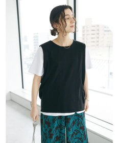 CRAFT STANDARD BOUTIQUE ＳＥＴ　カットプルオーバー＋ニットベスト