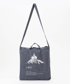 SHARE PARK LADIES 【撥水加工】イージーデニム２WAYロゴバッグ