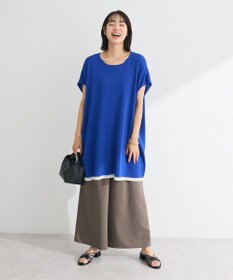 Green Parks 接触冷感ゆったりニットチュニック