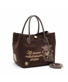 A.D.M.J. 【ファブリック】スエードプラス/マーキスショルダーストラップ付トート25cm