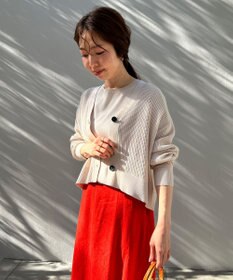 UNFILO メッシュニット カーディガン