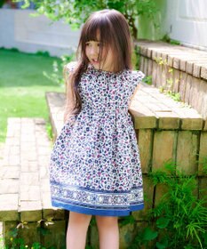 ANY KIDS 総柄 サマーワンピース