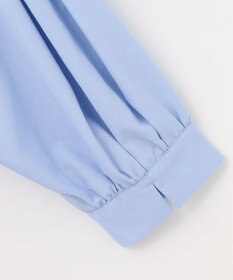 UNFILO 【洗える/シワになりにくい】イージーケア タックスリーブブラウス