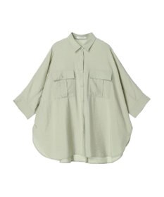 AMERICAN HOLIC 接触冷感Ｗポケットシャツチュニック