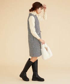 Feroux 【古畑星夏さん着用】フリルネックタートル ニット