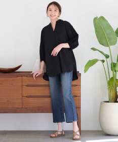 ANY 【洗濯機可/ストレッチ】デニムフレアパンツ